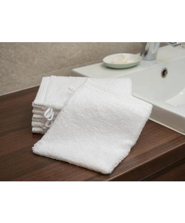 Sleepzen Organic Cotton Washcloths - GOTS Certified 500g/m - Soft Eco-Friendly Washing Gloves - 6-Pack - Made in EU - Buy Online on GoSupps.com