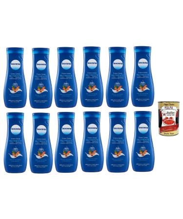 Italian Gourmet E.R. Leocrema Corpo Nutriente Moisturizing Body Cream with Almond Oil and Panthenol for the driest and most dehydrated skin 12 x 400 ml + Italian Gourmet Polpa 400 g