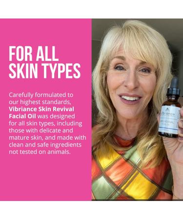 Vibriance Skin Revival Facial Oil | Vegan Hydrating Oil for Dry Skin | USA-Made Natural Ingredients | Vitamin E Sea Buckthorn & Squalane | Paraben-Free & Sensitive Skin Safe - Buy Online on GoSupps.com