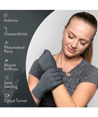 Medipaq Anti-Arthritis Gloves - Warmth, Compression, and Grip for Pain Relief (Large) - Buy Online on GoSupps.com