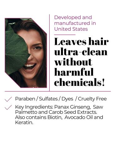 Keranique Deep Hydration Anti-Hair Loss Shampoo - Keratin Amino Complex - Sulfate, Dye, and Paraben Free - 12 Fl. Oz - Buy Online on GoSupps.com