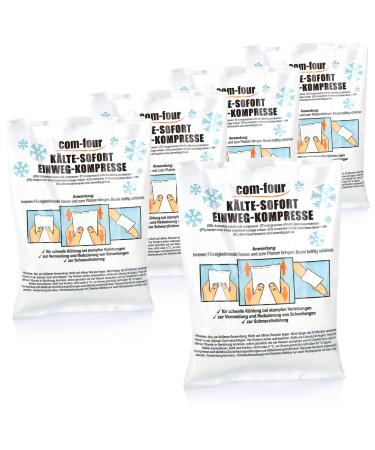 Com-Four 5x disposable cold Immediate compress to bend 21 x 15 cm cold pack for immediate cooling cooling pack for first aid measures cooling pillows for external use (05 pieces-set 2)