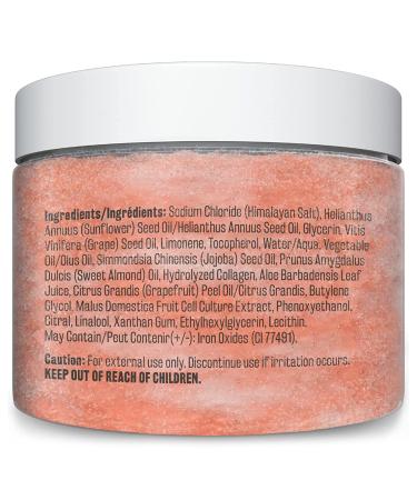 Himalayan Salt Foot & Body Scrub with Collagen and Stem Cell | Exfoliating Salt Scrub for Skin Toning | Deep Cleansing, Cellulite, Scars, Wrinkles | Moisturizing & Nutrient Absorption by M3 Naturals - Buy Online on GoSupps.com