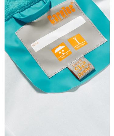 CareTec Kids Rain Jacket 80 Turquoise Blue - Waterproof PU, Unisex, No Fleece | 968 - Buy Online on GoSupps.com