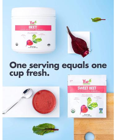 Yae Organics Organic Beet Juice Superfood Powder - Nitrate-Rich Energy Booster, Gluten-Free, Non-GMO - 12 Ounce Pack, No Artificial Additives - Buy Online on GoSupps.com