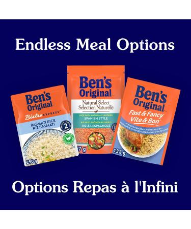 BEN'S ORIGINAL FAST & FANCY Homestyle Chicken Flavour & Wild Rice 12PK CASE Homestyle Chicken Flavour & Wild Rice (12 Pack) 12 - Buy Online on GoSupps.com