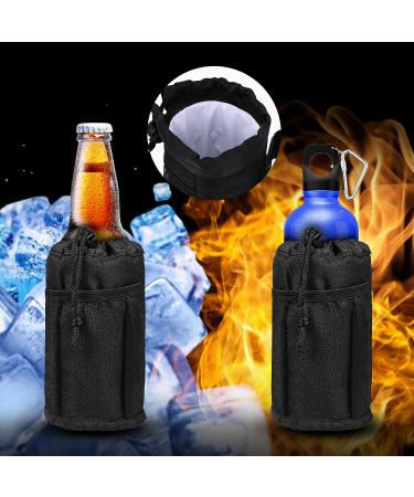 Suranew Bike Cup Holder - 2 Pack Universal Drink Holders for Stroller, Wheelchair, Golf Cart, Beach - with Net Pocket and Drawstring - Buy Online on GoSupps.com