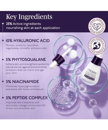 By Terry Hyaluronic Global Face Serum - Reduces Wrinkles & Fine Lines Vegan Fragrance-Free All Skin Types - 1.1 fl oz | International Shipping Available - Buy Online on GoSupps.com