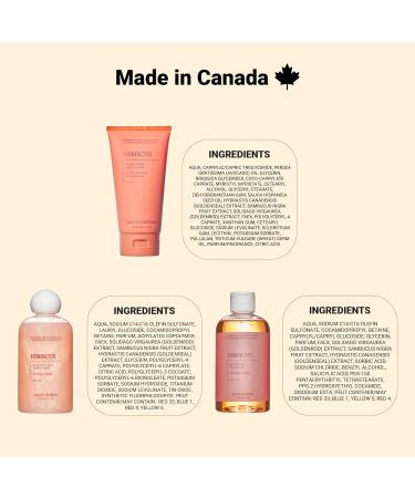 DANS UN JARDIN - Bodycare Set for Women Made in Canada - Hibiscus Fragrance - Body Cream Bubble Bath & Shower Gel - Beauty Gift Set for Women - Gentle on the Skin - Vegan Products - 3 Pack - Buy Online on GoSupps.com