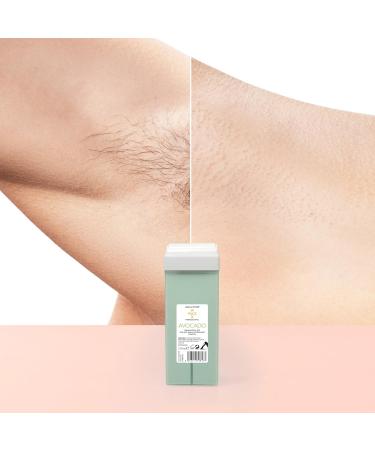 Guill Avocado Wax Gold 100ml - Professional Quality Hair Removal for Sensitive Skin Legs & Body 24 Wax Strips - Buy Online on GoSupps.com