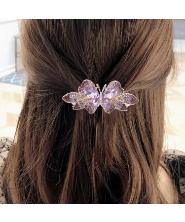 OSALADI Rhinestone Hair Clip Gem Hair Barrettes Bridal Hair Barrettes French Barrette Hair Clips Spring Clip Barrettes Wedding Hair Clip Hair Barrettes for Women Wild Jewelry Miss Metal - Buy Online on GoSupps.com