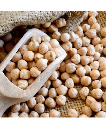 Unpolished White Kabuli Chana Chickpeas/Chole - 1kg (Pack of 1) (Pack of 02)
