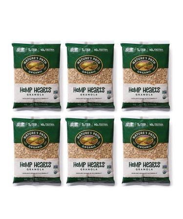 Nature's Path Organic Hemp Hearts Granola - 1.65 lbs (Pack of 6) | Non-GMO, Whole Grains, 10g Plant Protein, Omega-3 Flax Seeds - Buy Online on GoSupps.com