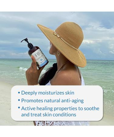 Coco Fiji Coconut Oil Face & Body Lotion 12 oz - Moisturizing Cream for Dry Skin, Fragrance-Free - Women & Men - Buy Online on GoSupps.com