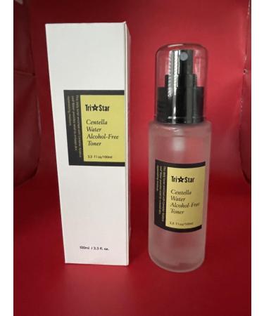 Tristar Alcohol-Free Daily Toner 3.3 Fl. Oz / 100 ml Spray-Type Toner with Centella Asiatica Leaf Water for Hydrating and Soothing Redness