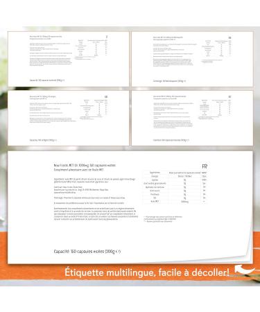 Now Foods MCT Oil 1000mg Triglyc rides cha ne moyenne d'huile de coco et de palmiste Haute dose 150 capsules molles Test en laboratoire Sans soja Sans gluten Sans OGM - Buy Online on GoSupps.com