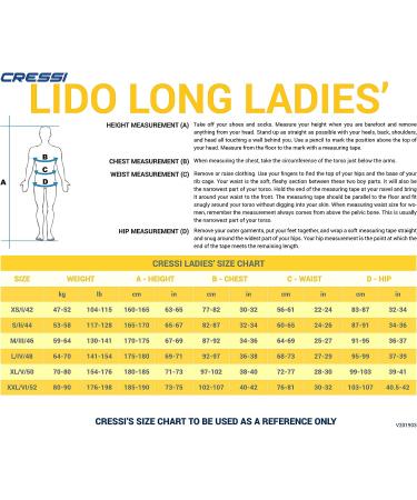 Cressi Lido Long 2mm Lady  Black/Azure  M - Buy Online on GoSupps.com