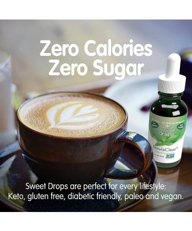 SweetLeaf Sweet Drops Liquid Stevia Sweetener - Stevia Clear - 4 oz - Buy Online on GoSupps.com