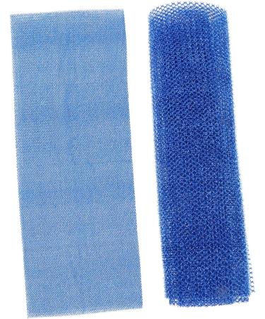 Hemoton 8 Pcs Bath Towel Set - African Shower Net, Body Brush, Washcloth, Scrubber - Exfoliating Body Sponge - Blue - 80X30CM - Women's Hair Towel - Men's Bath Scrubs - Buy Online on GoSupps.com