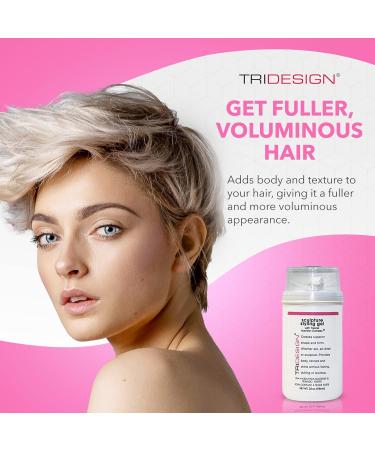 TRIDESIGN Hair Styling Gel 32 oz | Medium Hold & Shine for Men & Women - Best Hair Gel for All Hair Types - Buy Online on GoSupps.com
