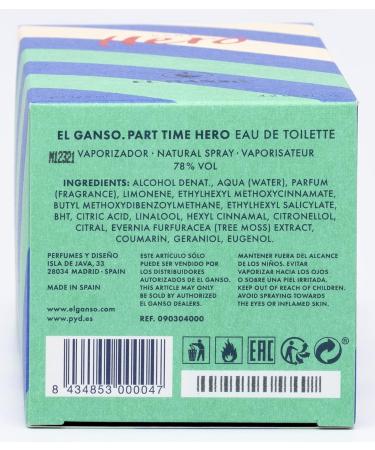 Part Time Hero Edt 125ml - Buy Online on GoSupps.com