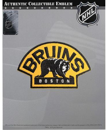 NHL Boston Bruins Bear Logo Patch - Official National Emblem | Team Fan Apparel - Buy Online on GoSupps.com