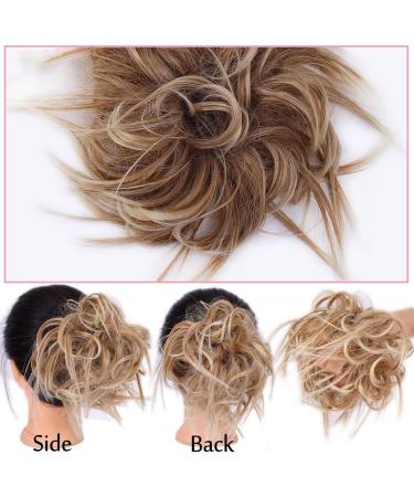 Messy Bun Hair Piece for Women Messy Fluffy Hair Bun Chignon Tousled Updo Hairpiece Ponytail Extension with Elastic Band Synthetic Scrunchies Ponytail Hairpieces for Women Fake Hair Accessories fo 12h24 - Buy Online on GoSupps.com
