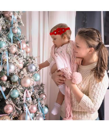 Lurrose 3pcs Baby Girls Floral Headbands | Christmas Santa Cloth Hair Bands for Newborns, Infants, Toddlers | Kids Hair Accessories - Red - Buy Online on GoSupps.com