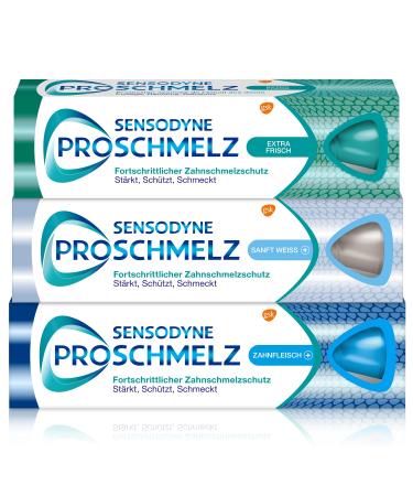 SENSODYNE 1x ProSchmelz Extra Fresh 75 ml SENSODYNE 1x ProSchmelz Gentle White Plus Toothpaste SENSODYNE 1x Gums Plus