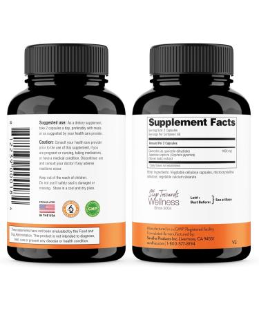 Sandhu's Quercetin & Magnesium Glycinate Complex Capsules | Supports Immune Muscle Health & Quality Sleep - Buy Online on GoSupps.com