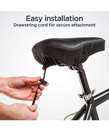 Schwinn Sport or Cruiser Comfort Bike Seat Cover - Gel or Memory Foam Cushion_PADDED Saddle - Fits Most Cruiser Seats - Buy Online on GoSupps.com