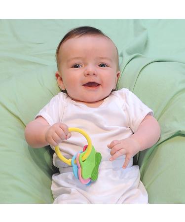 Green Sprouts Teething Keys | Safe, Durable Rattle for Teething & Learning - Buy Online on GoSupps.com