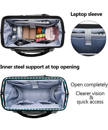 Trunab Nurse Bag - Grey Nurse Tote with Multiple Pockets for Work - Buy Online on GoSupps.com
