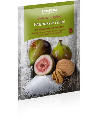 sensena Very delicate peeling "Walnut and Fig" pack of 3 (3 x 80 g)
