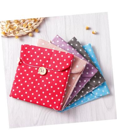 Beavorty Menstrual Pouch Napkin Storage Bag | Pink Secret Purse Holder - Buy Online on GoSupps.com