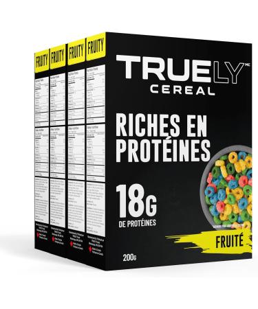 Truely High Protein Cereal For Athletes Fruity Pack of 4 - Buy Online on GoSupps.com