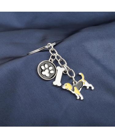 Ensianth Dog Keychain Gifts | Perfect Puppy & Dog Paw Print Keyring for Dog Lovers | Ideal Gift for Dog Owners Moms & Dads - Buy Online on GoSupps.com