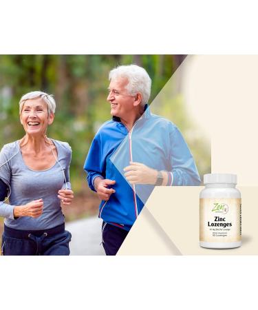 Zen Supplements Zinc Lozenges 15mg - Immune Support Antioxidant Supplement | 60-Lozenge Pack - Buy Online on GoSupps.com