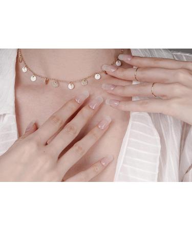 DANNI & TONI Semi Cured Gel Nail Strips - In The Mood for Love | Ombre Glitter Nail Stickers (28 Stickers) - Gift for Women - Buy Online on GoSupps.com