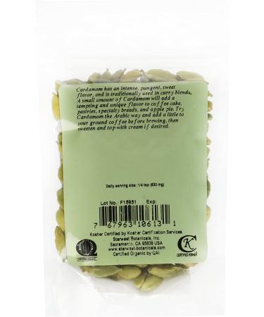 Organic Whole Cardamom Pods - 2 oz - Buy Online on GoSupps.com