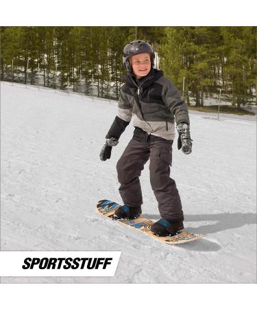 SportsStuff Snow Ryder Hardwood Snowboard 130cm - Blue | Ideal for Beginners & Backyard Fun - Buy Online on GoSupps.com
