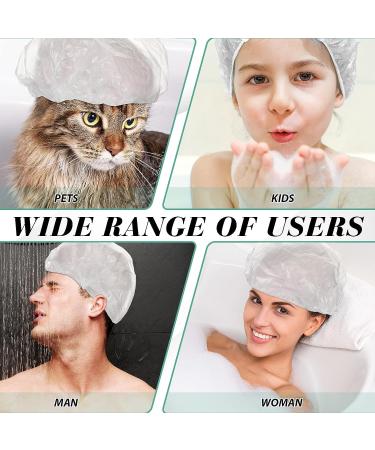 1000 Pcs Waterproof Disposable Shower Caps - Bulk Elastic Hair Processing Caps for Women, Kids, Girls - Ideal for Spa, Travel, Hotel, Salon, and Home Use - Buy Online on GoSupps.com