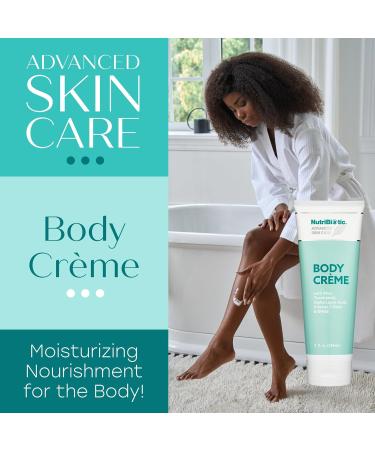 NutriBiotic Body Cr me 8 Fl Oz | Nourishing Skin Cream with GSE Aloe Vitamin C and More | Vegetarian & Paraben-Free - Buy Online on GoSupps.com