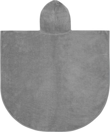 Normani Children's Bath Poncho - Cotton Hooded Toddler Bath Towel & Bathrobe - Grey 55cm x 70cm - Buy Online on GoSupps.com