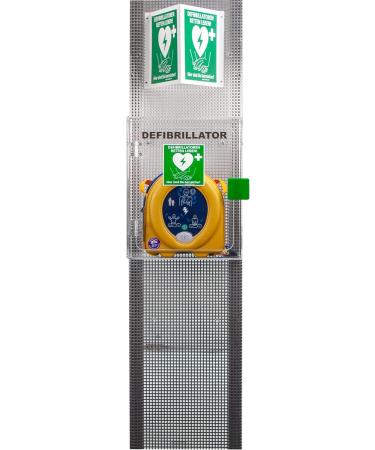 MedX5 Defibrillator Acrylic Glass Wall Box - Indoor Use with Defi Location Sign - No Alarm - Secure Your Space - Buy Online on GoSupps.com