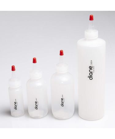 Diane Large Applicator Bottle 16oz Capacity - Clear D855 for Hair Styling and Coloring - Buy Online on GoSupps.com