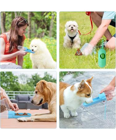 Buy KQPIINW Portable Dog Water Bottle - 300ml Foldable Pet Water Bottle for Camping Walking & Hiking - Ideal for On-the-Go Hydration (Blue) - Buy Online on GoSupps.com