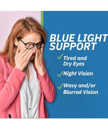 Nutrient Revolution Macular Focus Advanced AREDS 2-Inspired Eye Health Supplement with Lutein Zeaxanthin Meso-Zeaxanthin Astaxanthin Resveratrol & Bilberry Blue Light Support - 120 Count - Buy Online on GoSupps.com