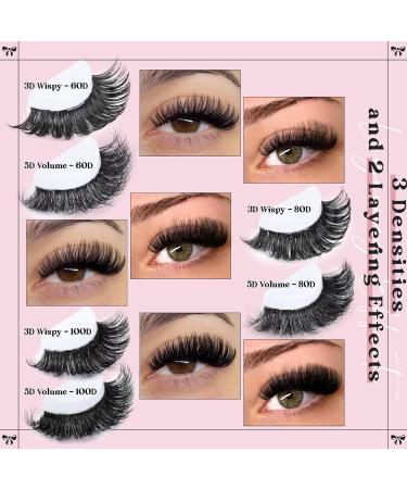 Goddvenus Lash Clusters - 480pcs Mixed Styles 14-20mm | Fluffy Wispy D Curl Faux Mink Eyelash Extensions | Waterproof DIY Volume Lashes - Buy Online on GoSupps.com