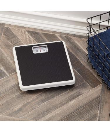 Taylor Analog Body Weight Scale 300 LB Capacity - Durable Metal Platform, Easy to Clean - 10x10 Inches, Black - Buy Online on GoSupps.com
